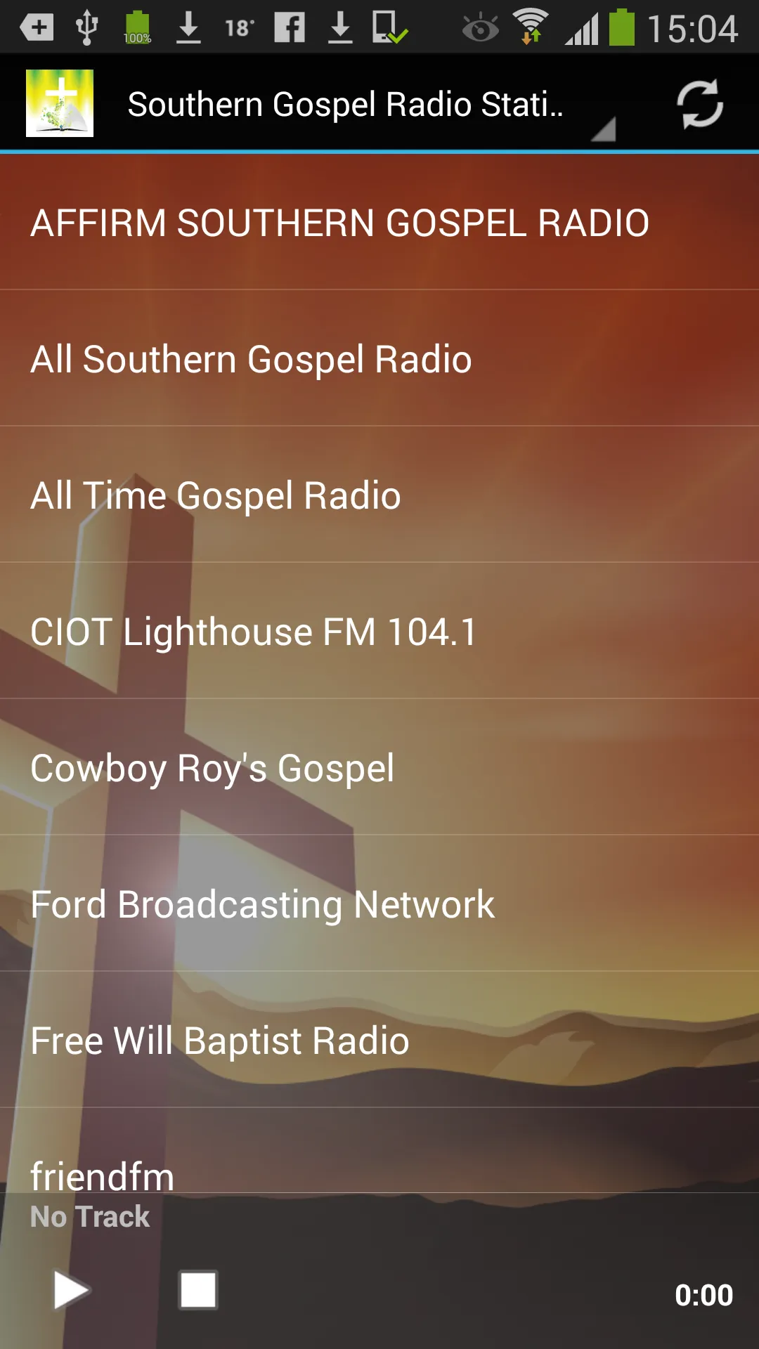 Southern Gospel Radio Stations | Indus Appstore | Screenshot