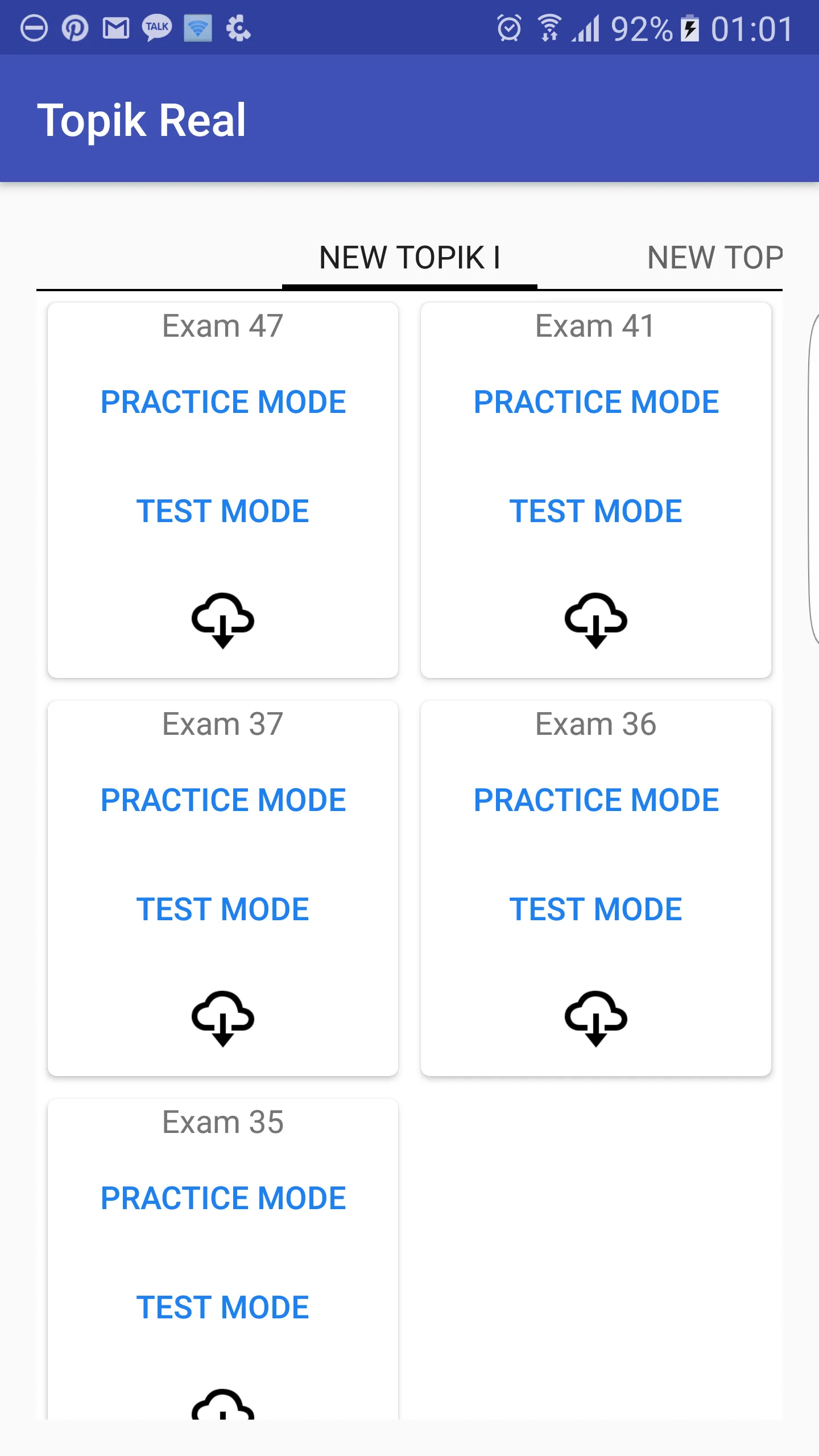 TOPIK Real Test - Exam Korean | Indus Appstore | Screenshot