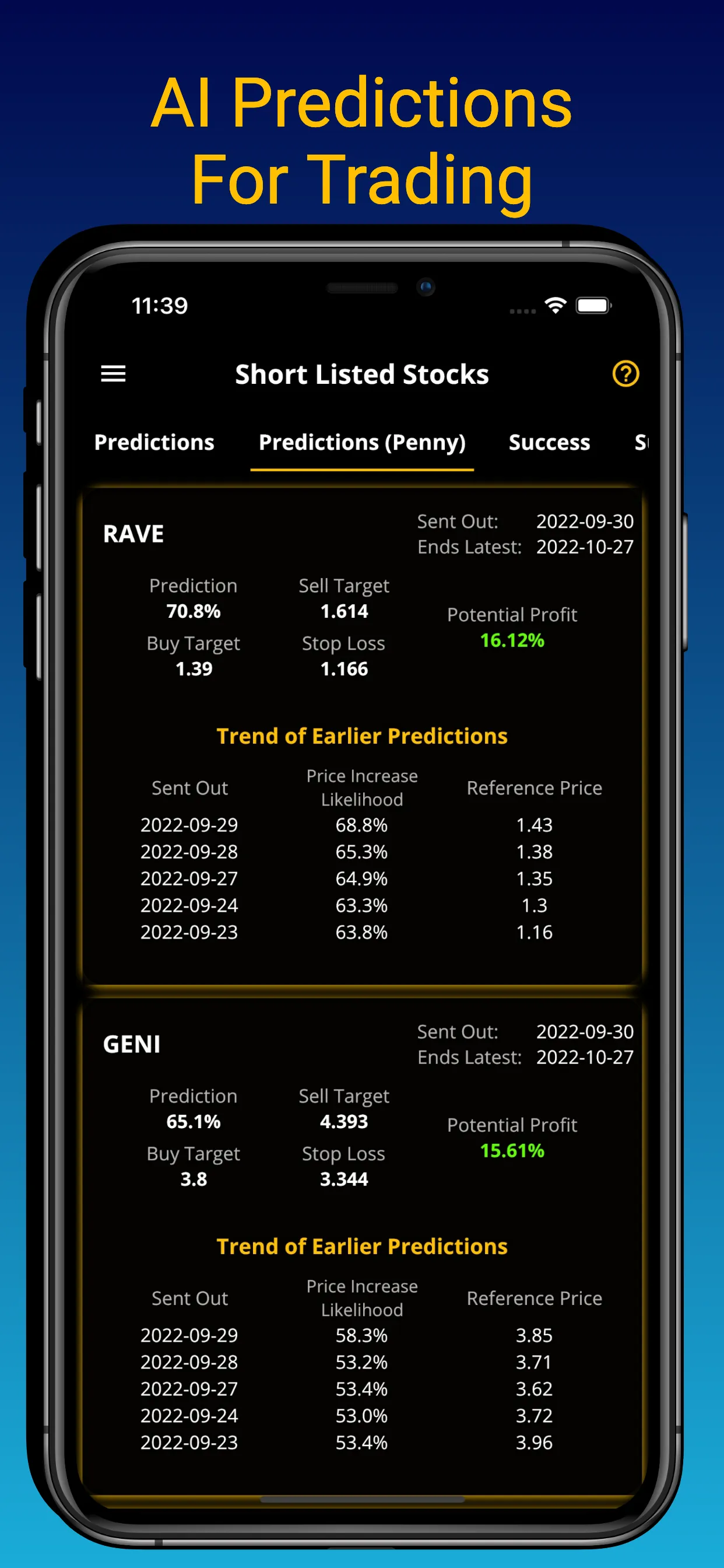 Wall Street Stock Predictions | Indus Appstore | Screenshot