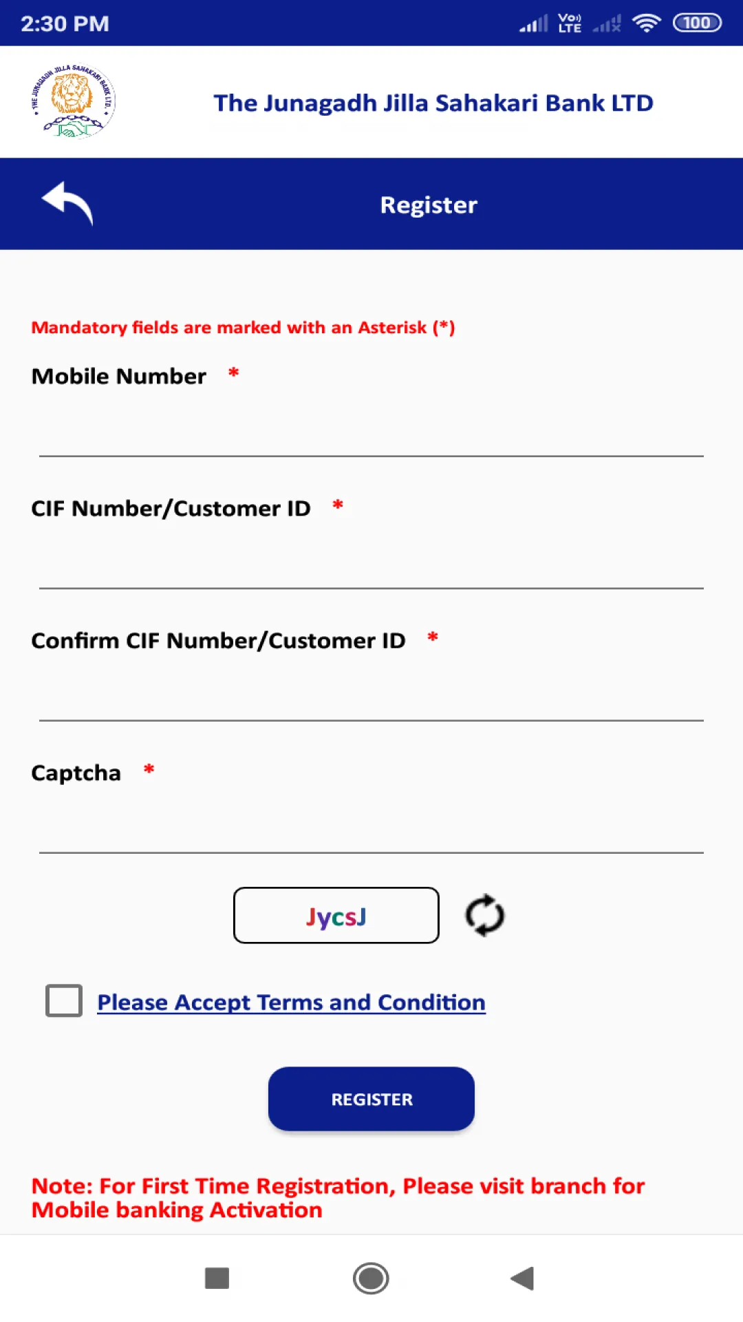 Junagadh  Mobile Banking | Indus Appstore | Screenshot