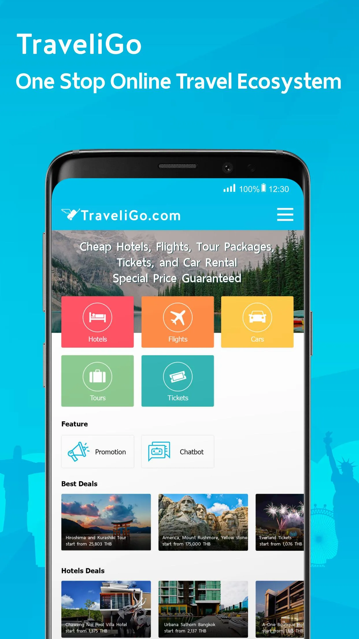 TraveliGo: Flight Hotel & Deal | Indus Appstore | Screenshot