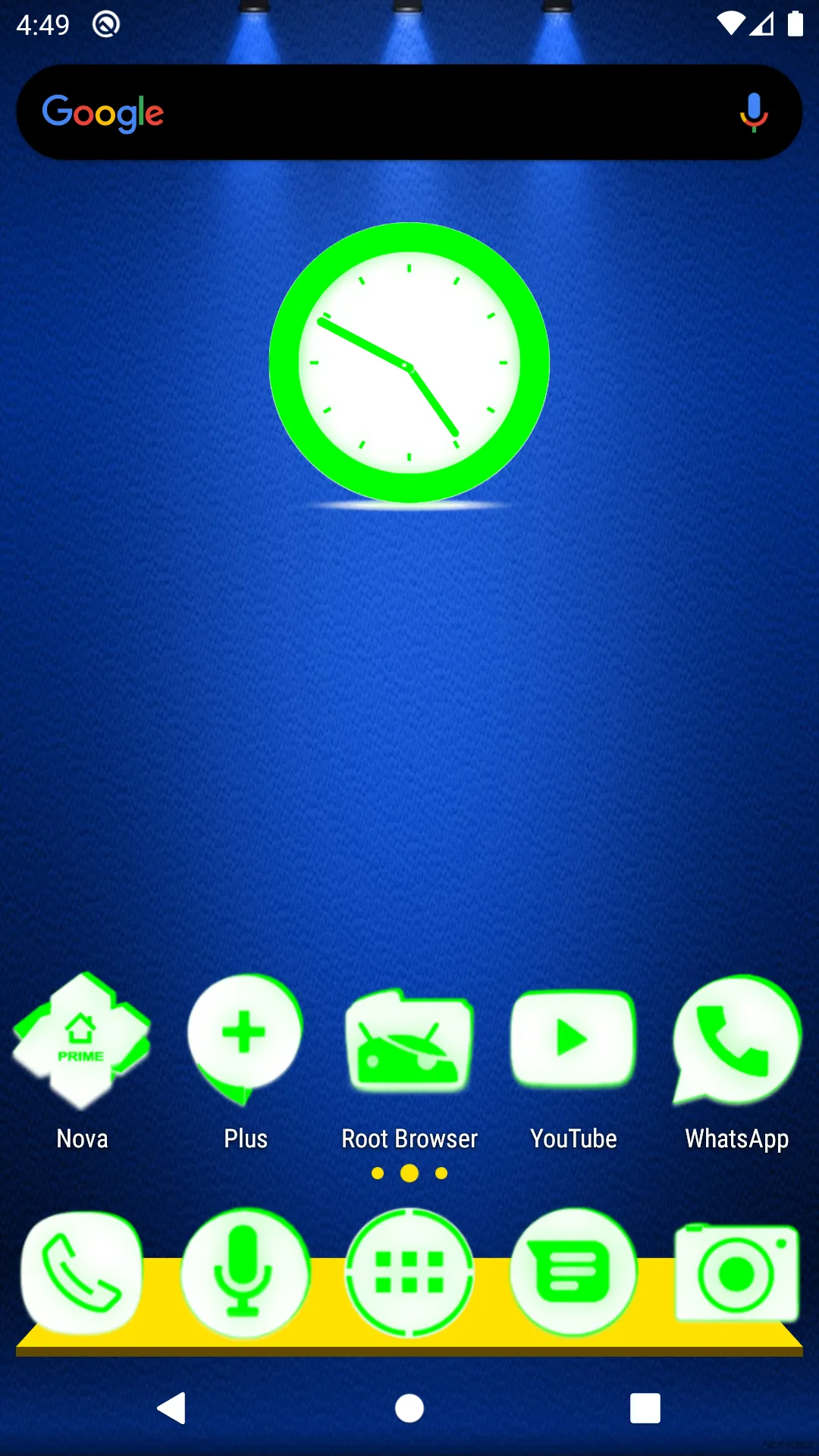 Inverted White Green Icon Pack | Indus Appstore | Screenshot