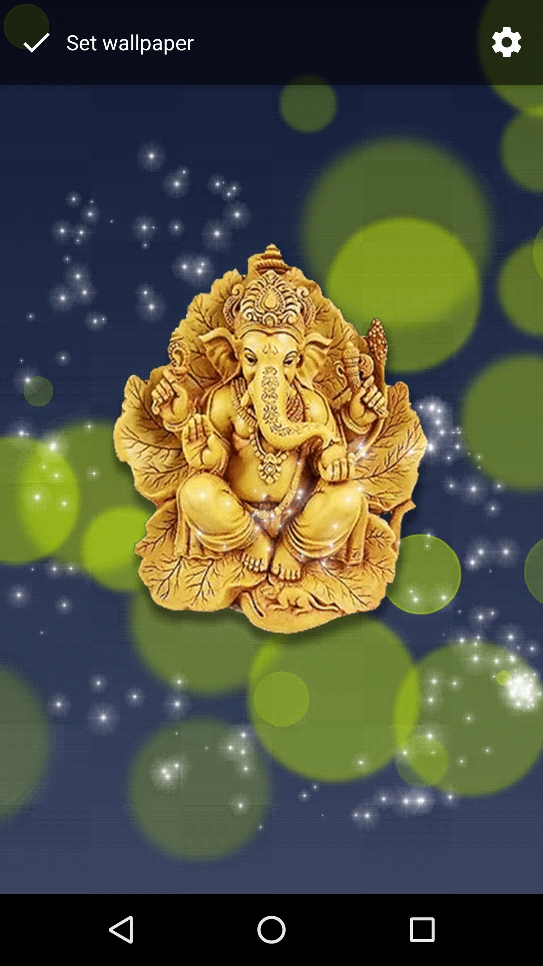 Lord Ganesha Live Wallpaper HD | Indus Appstore | Screenshot