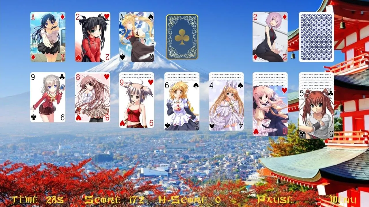 Miss Hentai Solitaire | Indus Appstore | Screenshot