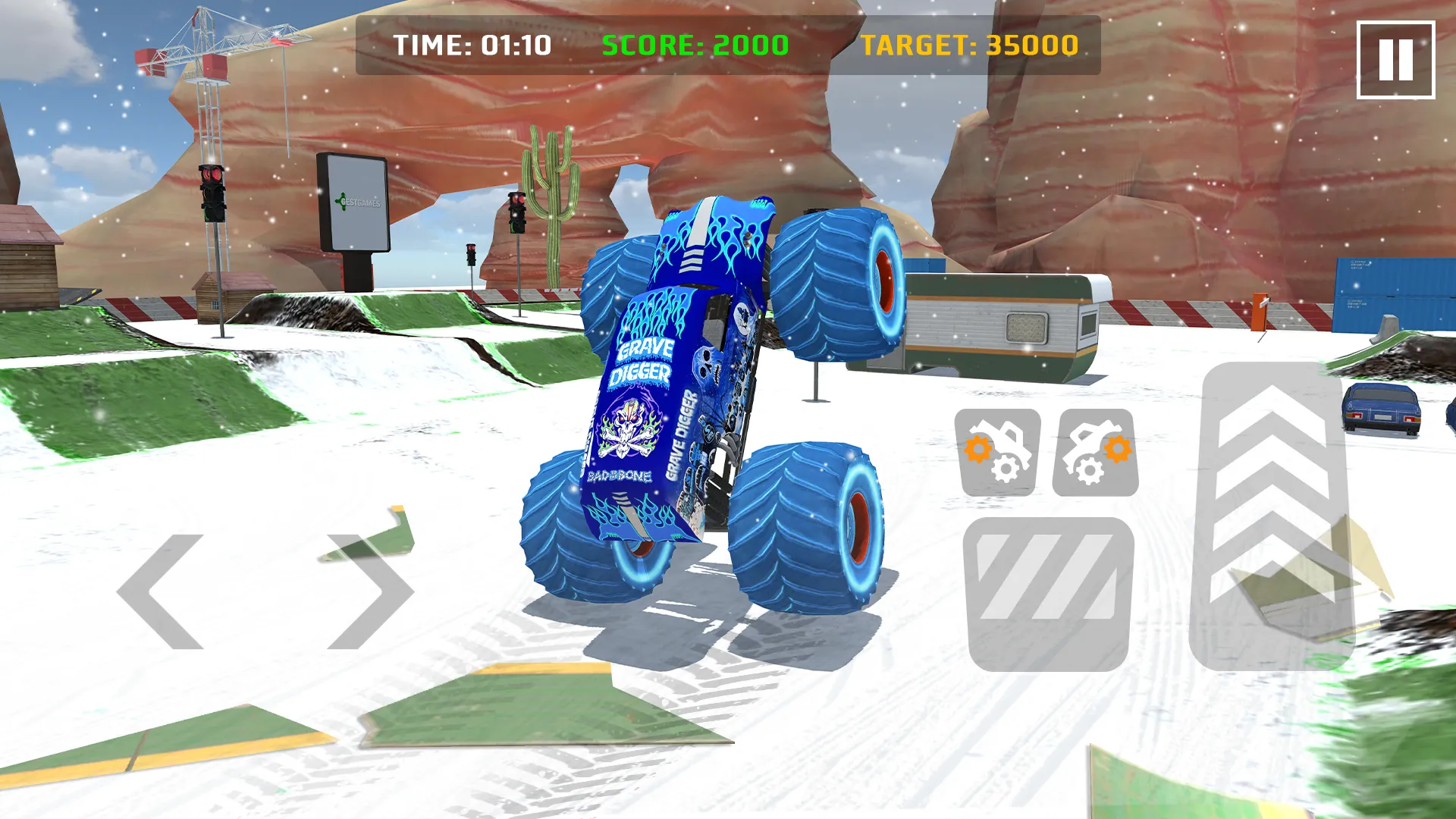 Car Games: Monster Truck Stunt | Indus Appstore | Screenshot