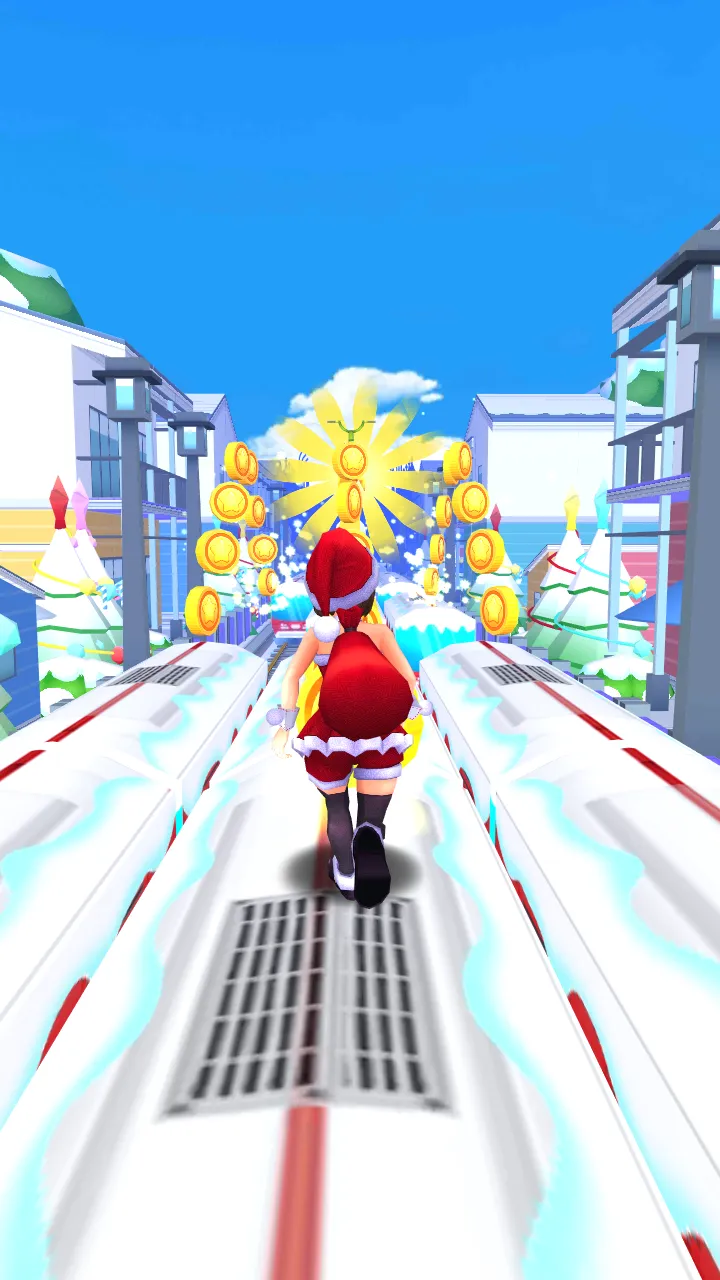 Subway Santa Princess Runner | Indus Appstore | Screenshot