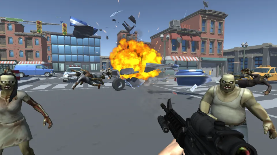 Zombie Shooting 3D Offline fps | Indus Appstore | Screenshot