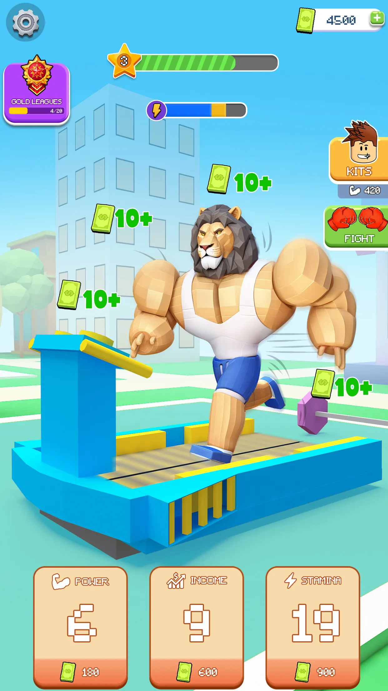 Idle Gym Tycoon: Slap & Run | Indus Appstore | Screenshot