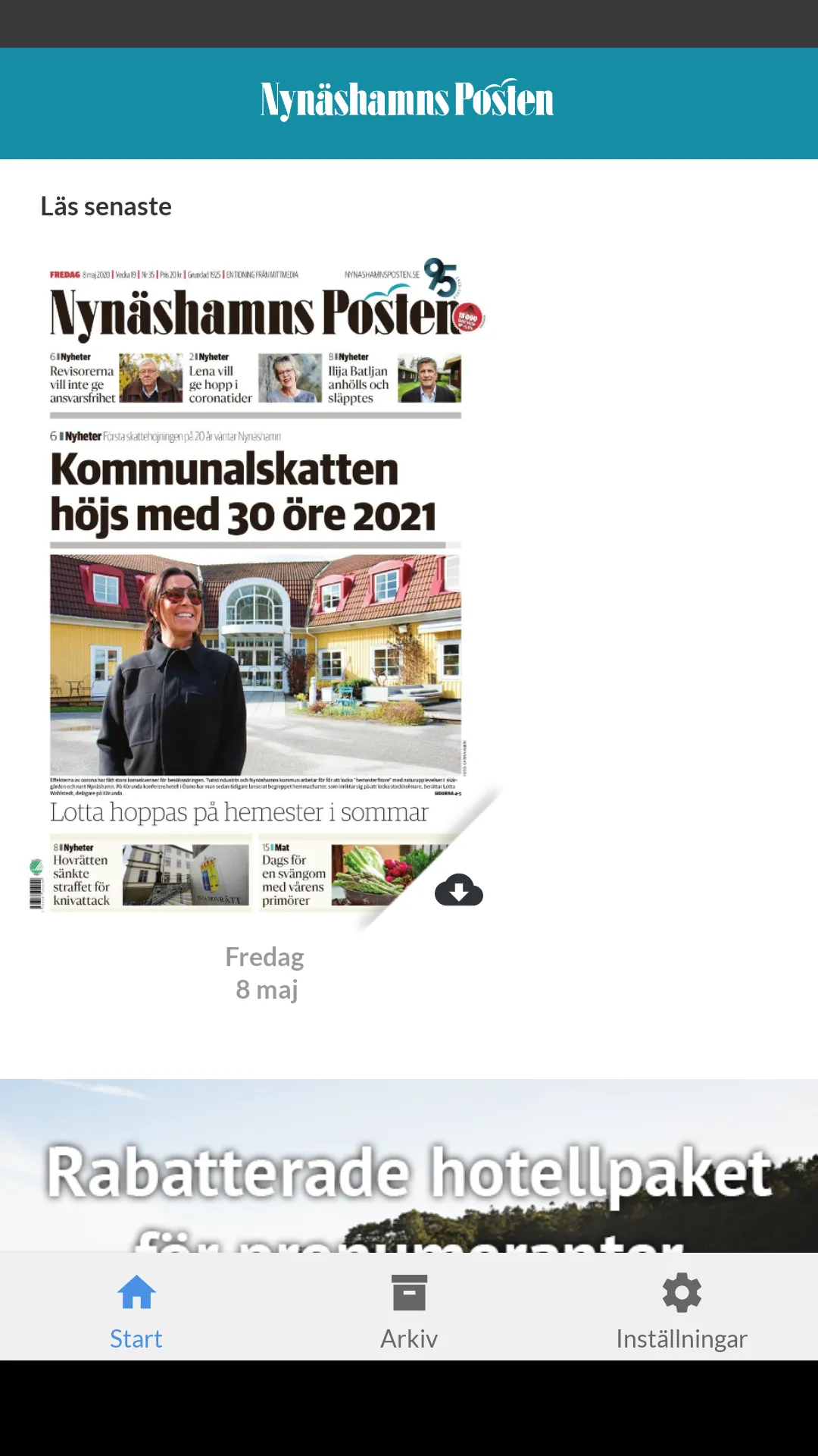 Nynäshamns Posten e-tidning | Indus Appstore | Screenshot