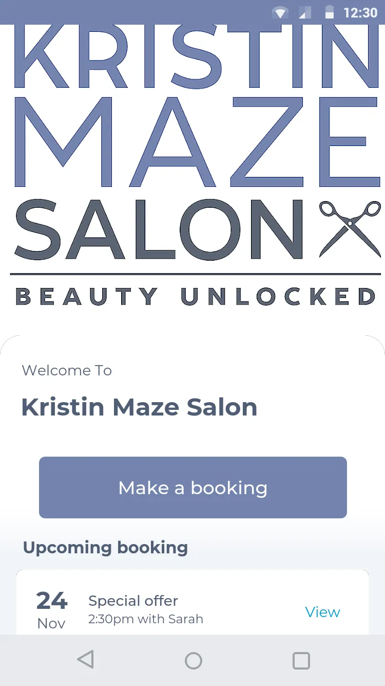 Kristin Maze Salon | Indus Appstore | Screenshot