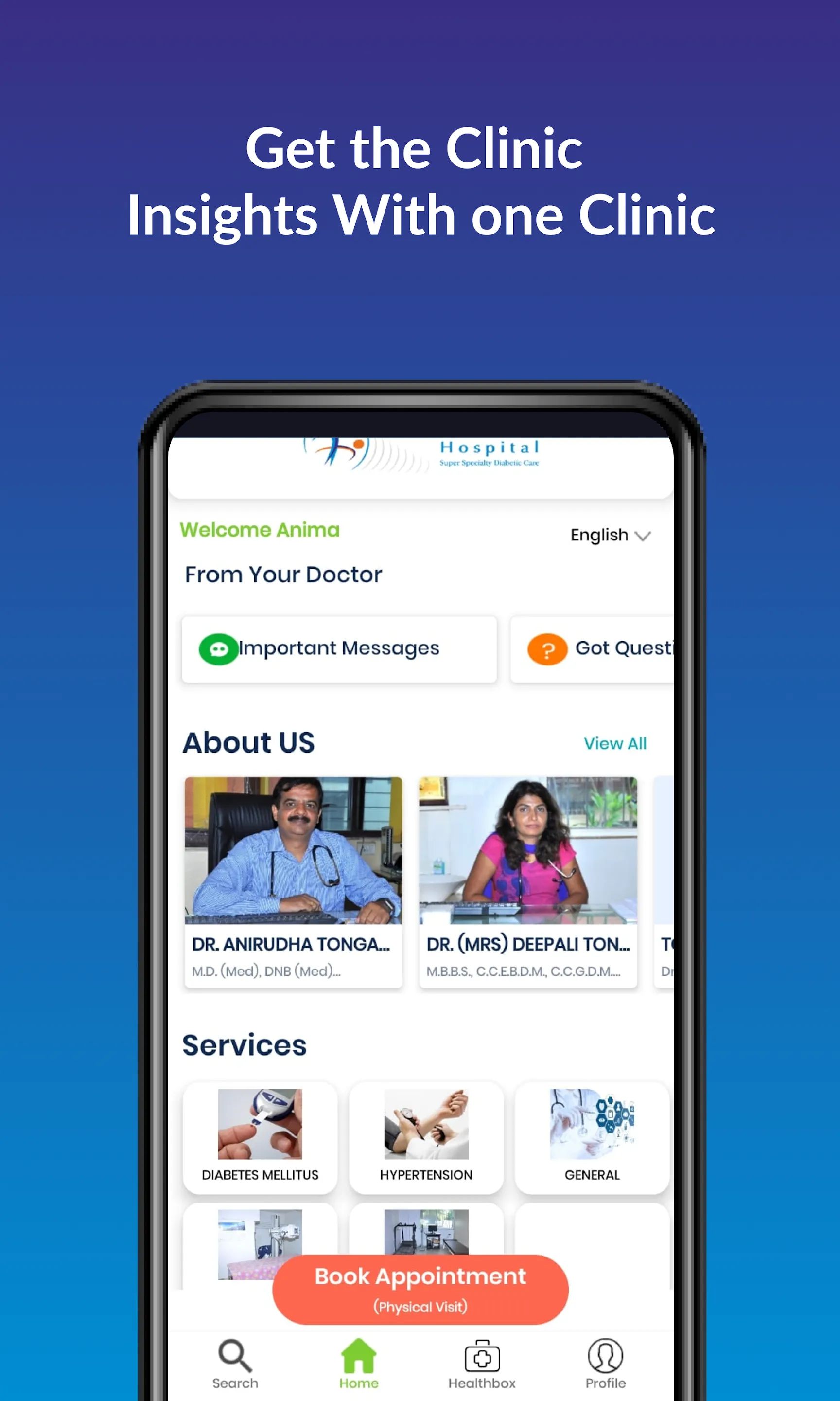 Tongaonkar Hospital | Indus Appstore | Screenshot