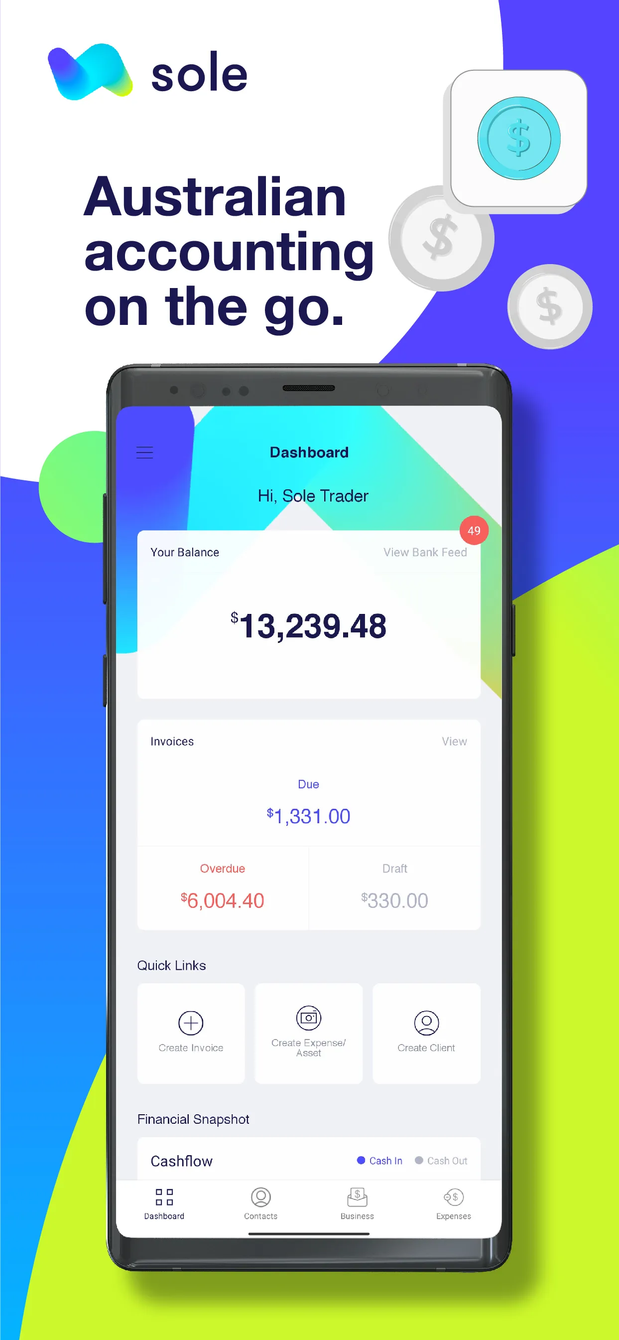 SOLE - Sole Trader Accounting | Indus Appstore | Screenshot