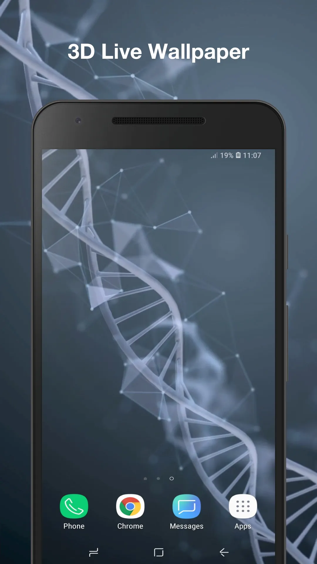 Molecules Live Wallpaper | Indus Appstore | Screenshot