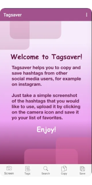 Tagsaver - Save  your favorite | Indus Appstore | Screenshot