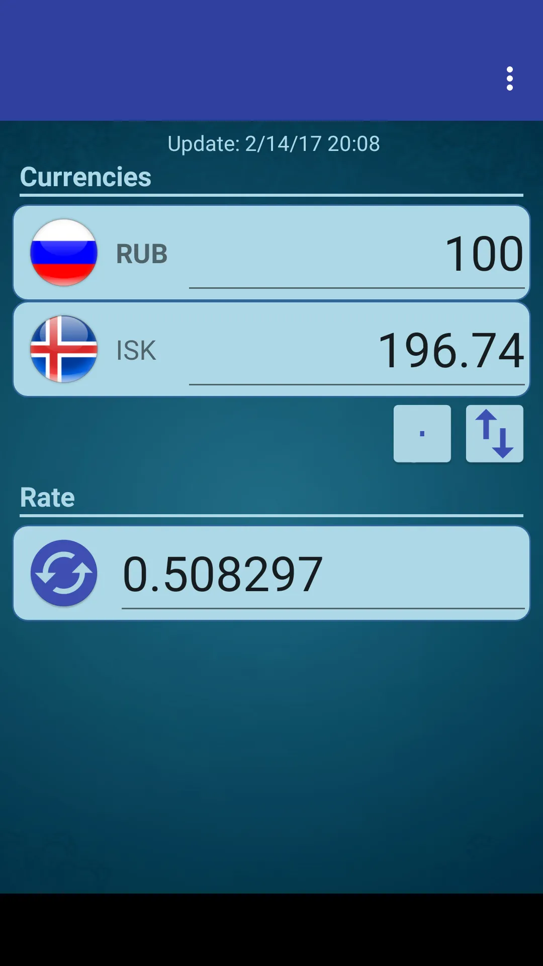 Russian Ruble x Iceland Krona | Indus Appstore | Screenshot