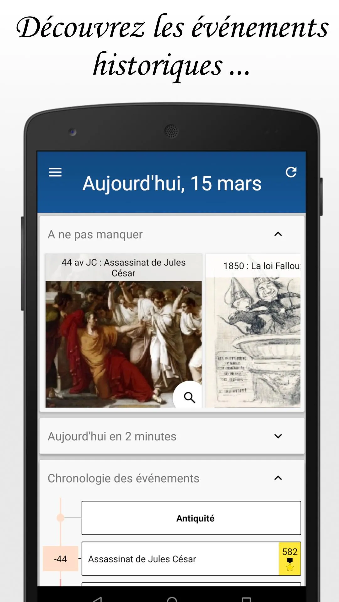 Today in History (French autom | Indus Appstore | Screenshot