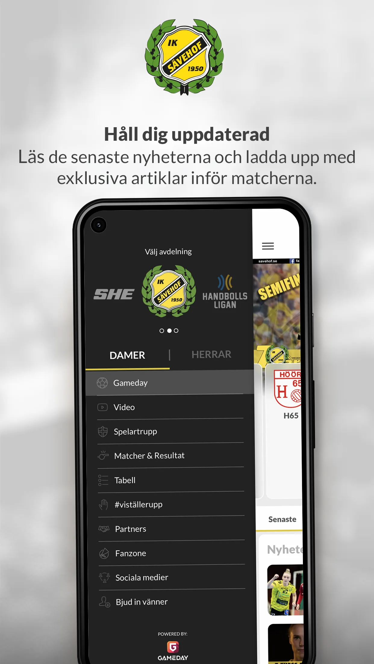 Sävehof - Gameday | Indus Appstore | Screenshot