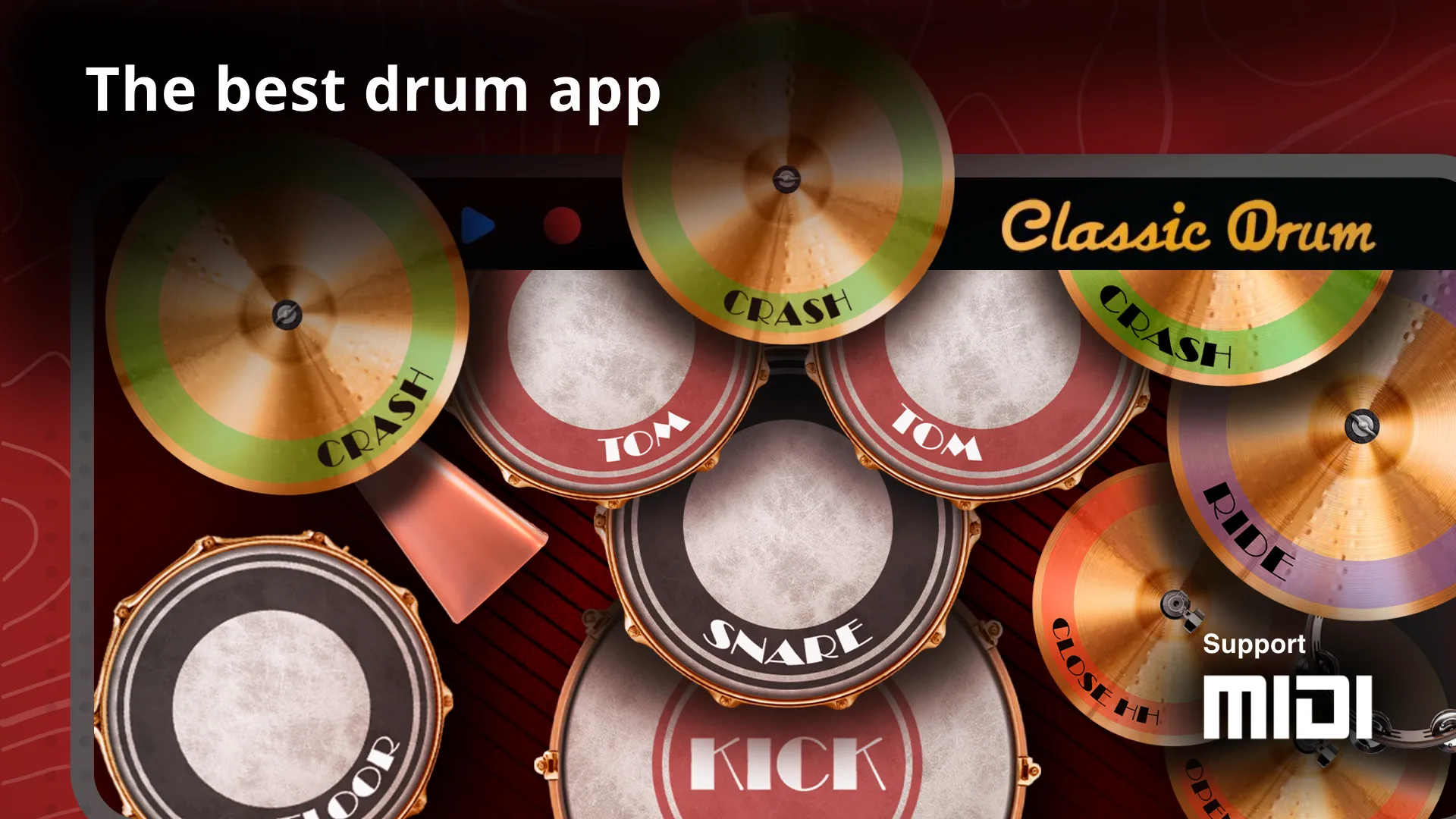 Classic Drum: play drums | Indus Appstore | Screenshot