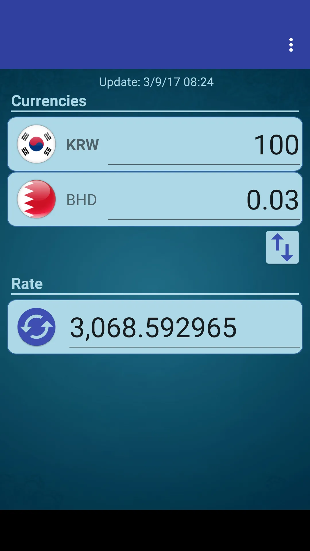 S Korea Won x Bahraini Dinar | Indus Appstore | Screenshot