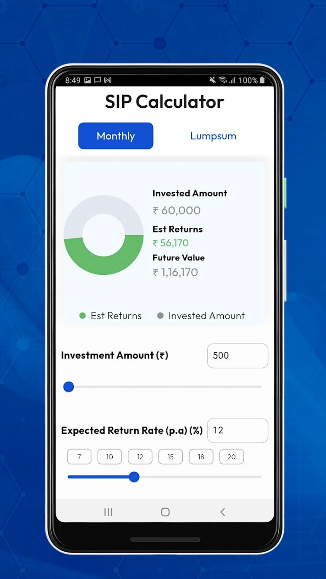 SIP Calculator | Indus Appstore | Screenshot