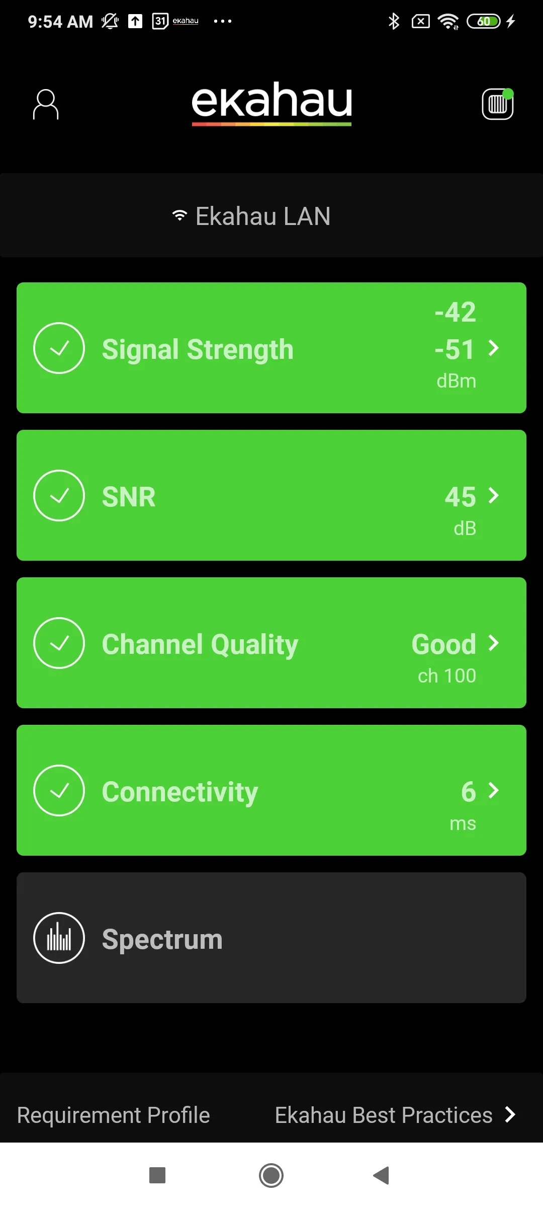 Ekahau Analyzer | Indus Appstore | Screenshot