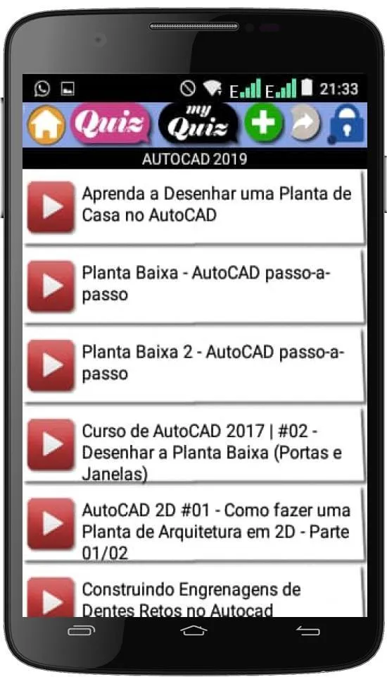 Curso Autocad (português) | Indus Appstore | Screenshot