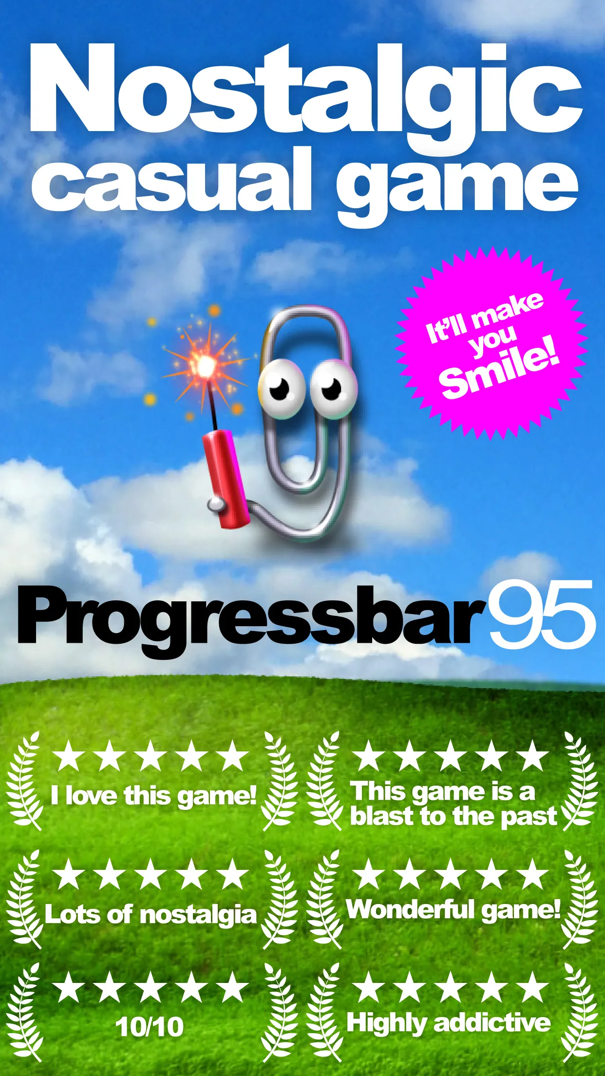 Progressbar95 - nostalgic game | Indus Appstore | Screenshot