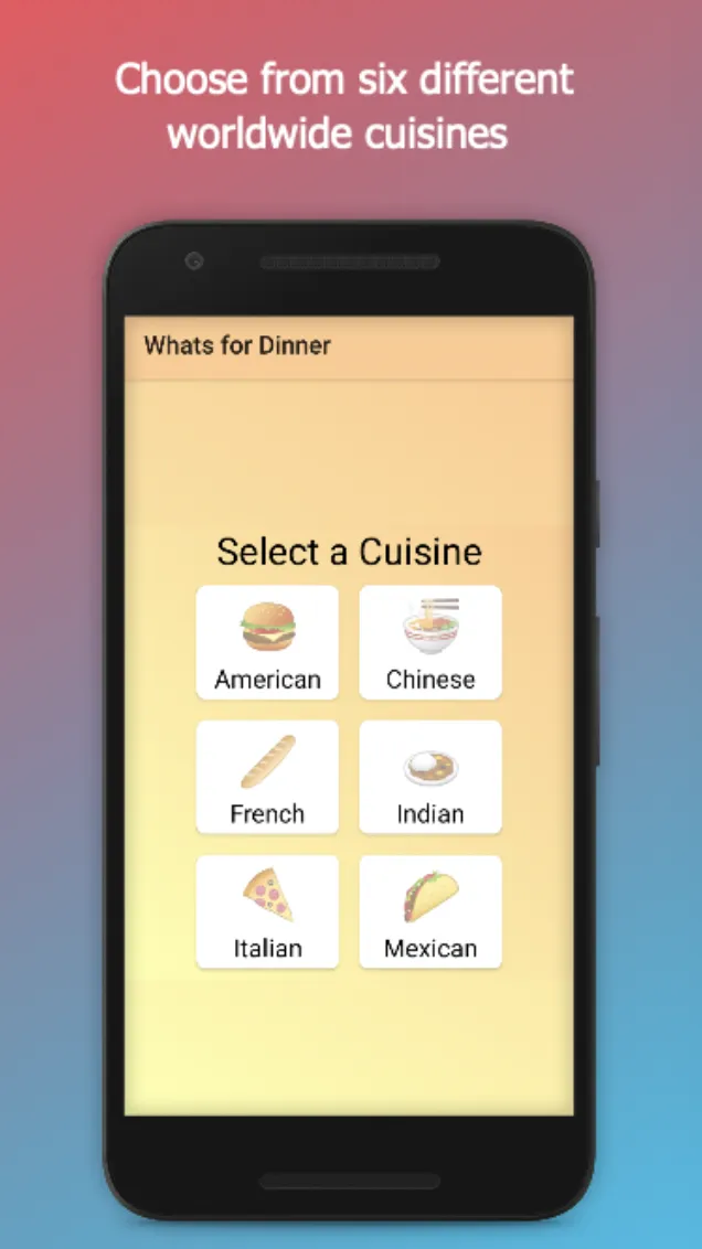 What's for Dinner? | Indus Appstore | Screenshot