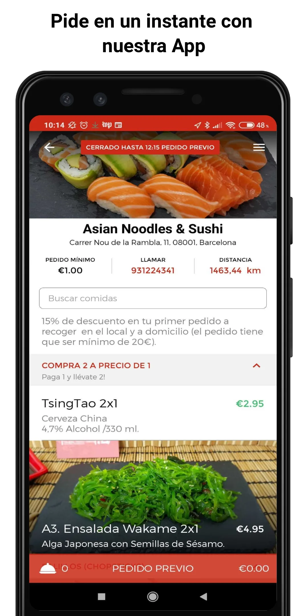 Asian Noodles & Sushi | Indus Appstore | Screenshot