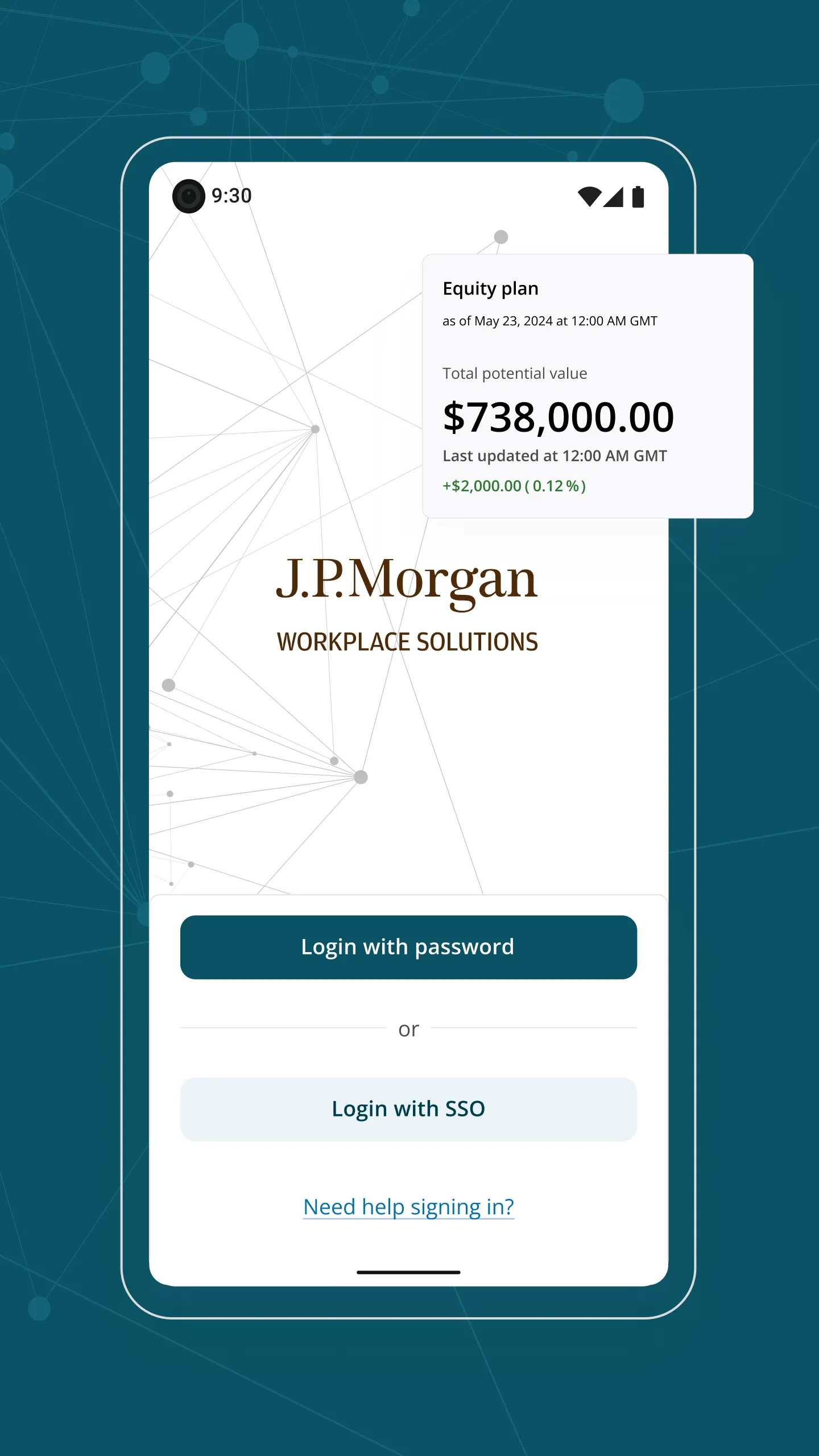 J.P.Morgan Workplace Solutions | Indus Appstore | Screenshot