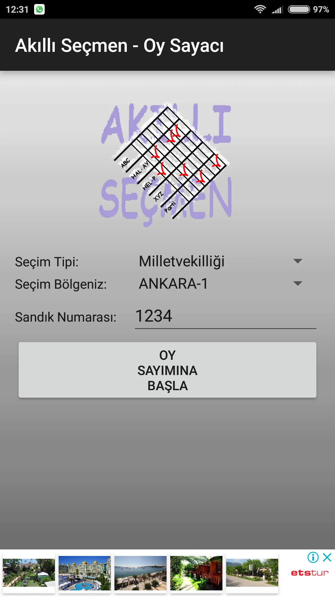 Akilli Secmen - Oy Sayaci | Indus Appstore | Screenshot