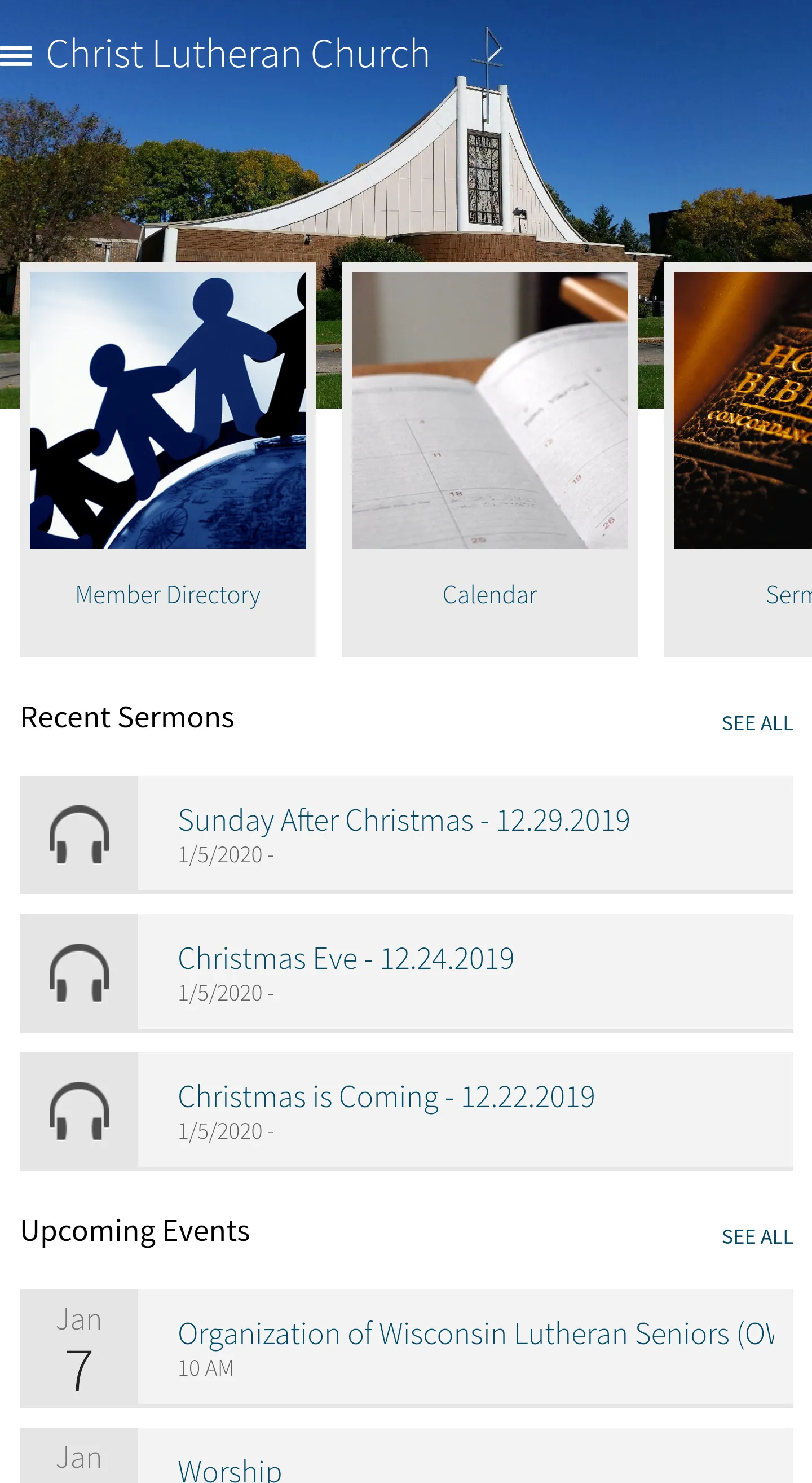 Christ Lutheran Church | Indus Appstore | Screenshot