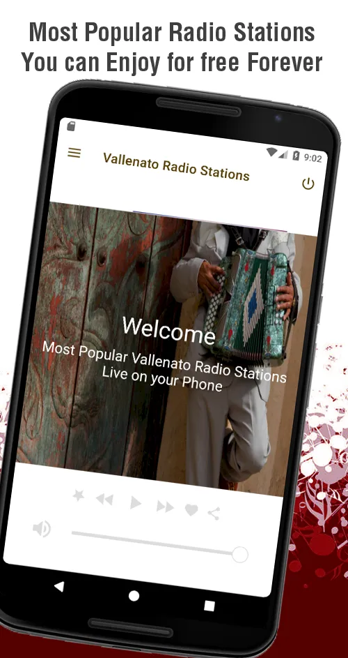 Vallenato Radio Stations | Indus Appstore | Screenshot