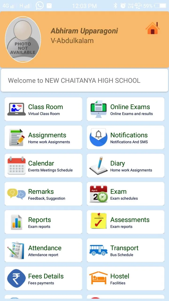 NEW CHAITANYA HIGH SCHOOL | Indus Appstore | Screenshot