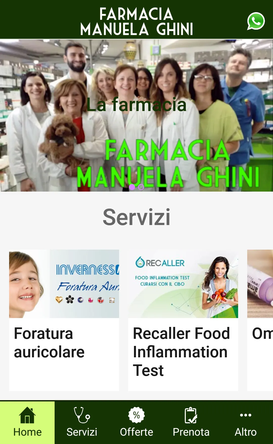 Farmacia Manuela Ghini | Indus Appstore | Screenshot