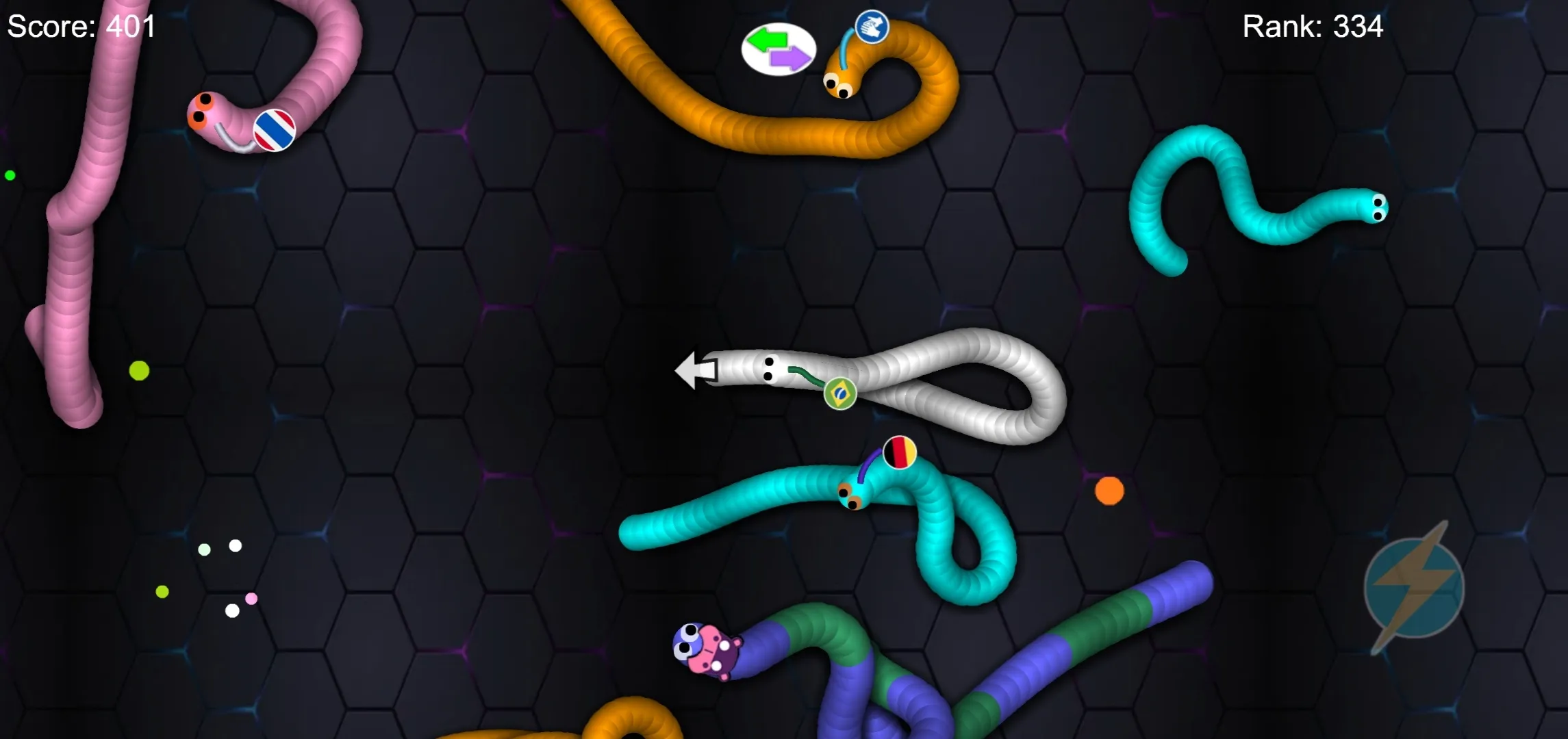 Snake Worm Slither Zone IO | Indus Appstore | Screenshot