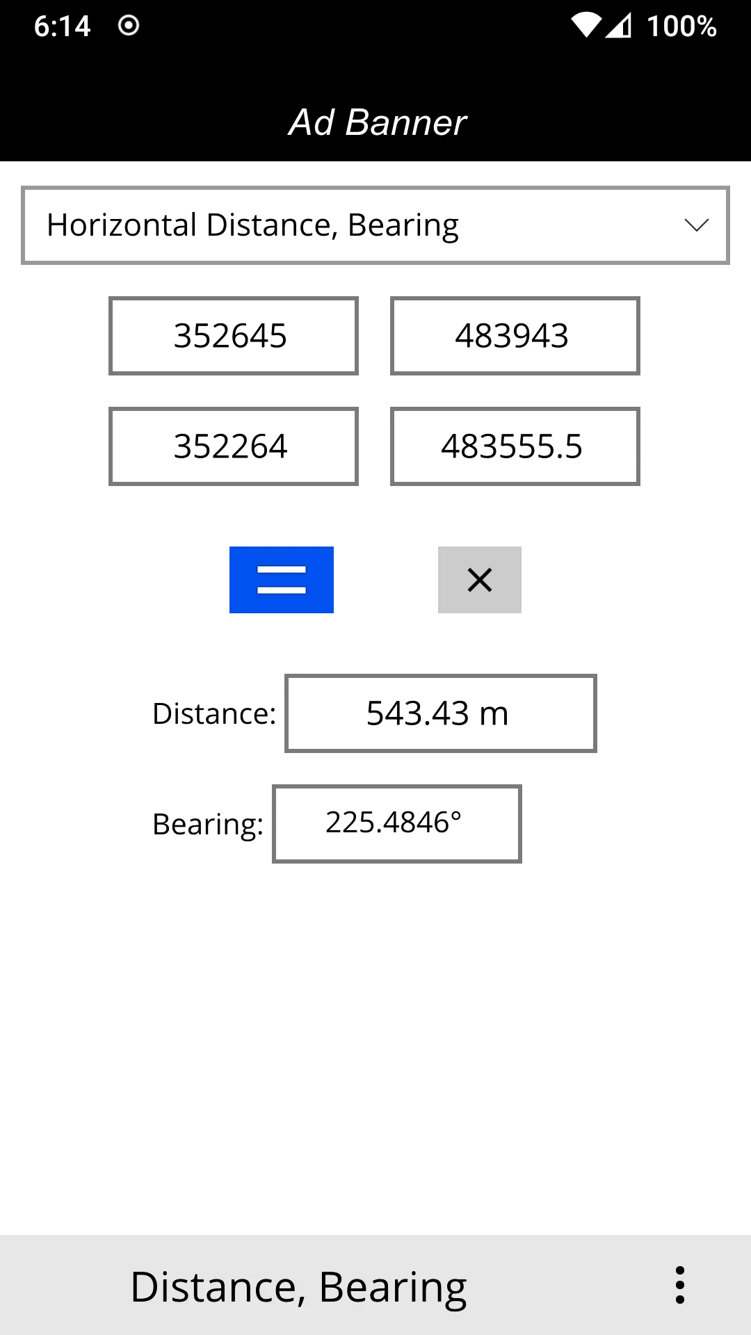 Distance & Bearing | Indus Appstore | Screenshot