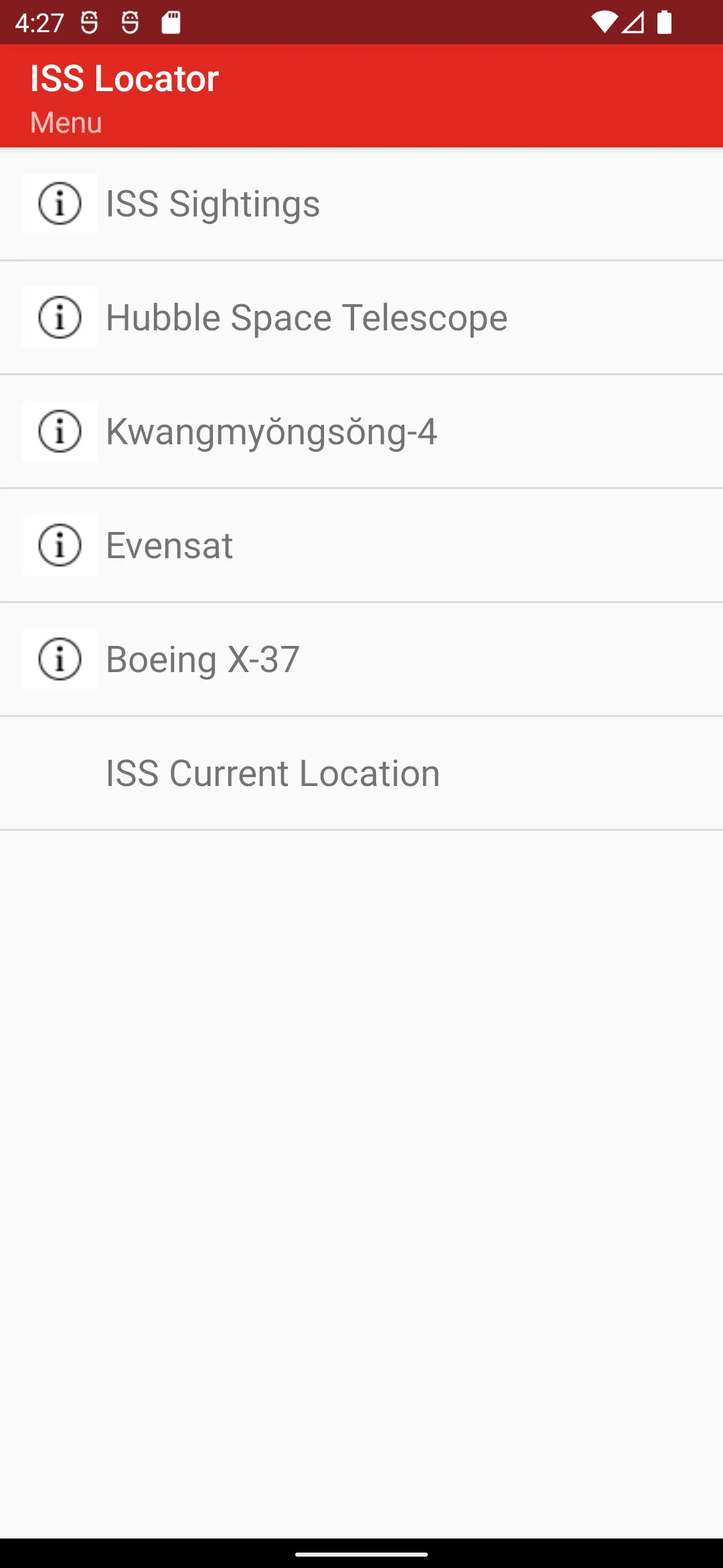 ISS Locator | Indus Appstore | Screenshot