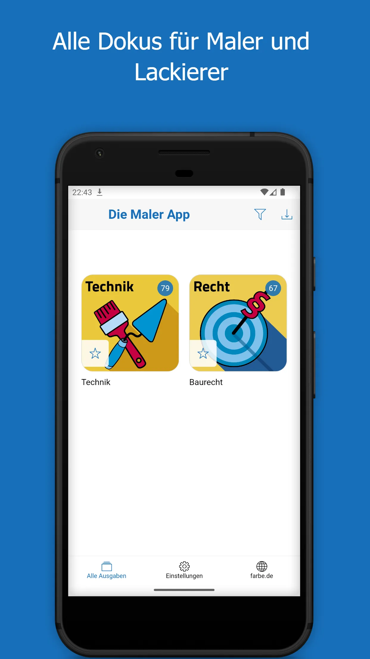 Maler App für Büro, Baustelle | Indus Appstore | Screenshot