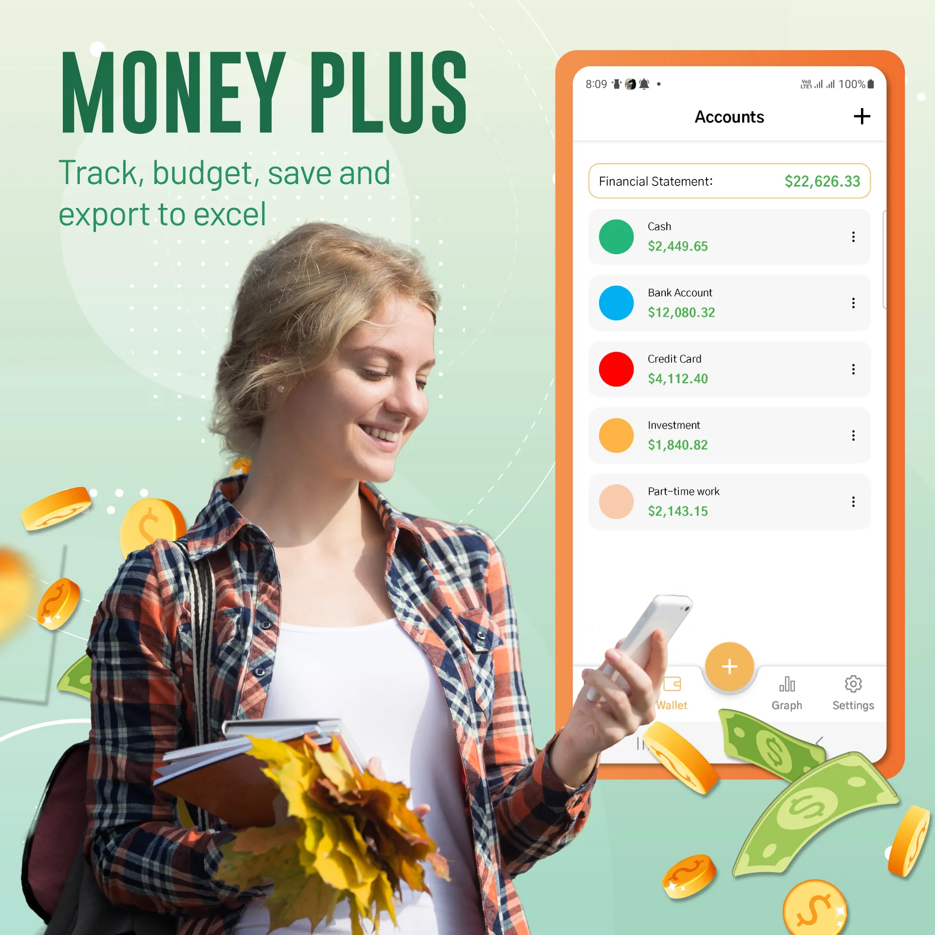 Money Plus: Expense Manager | Indus Appstore | Screenshot