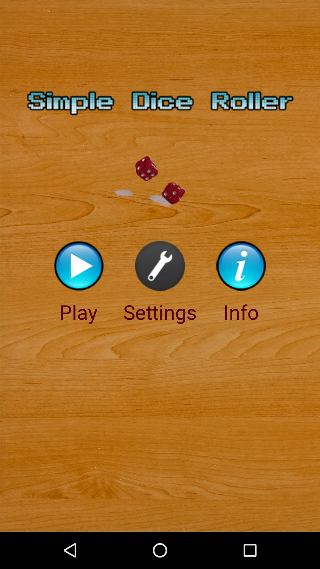 Simple Dice Roller | Indus Appstore | Screenshot