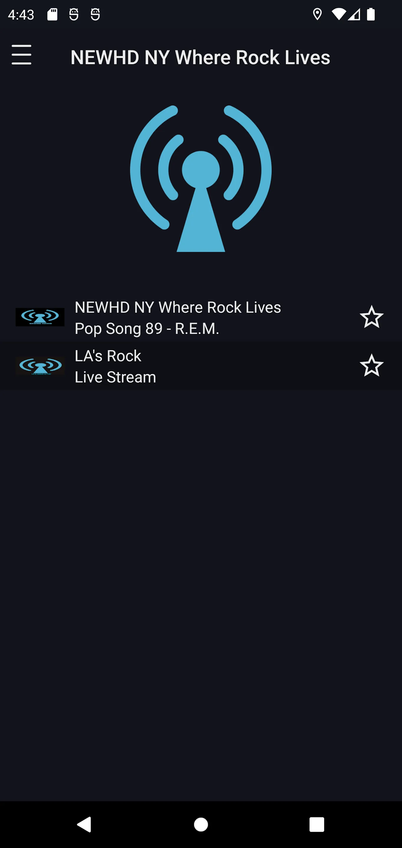 NEWHD Radio | Indus Appstore | Screenshot