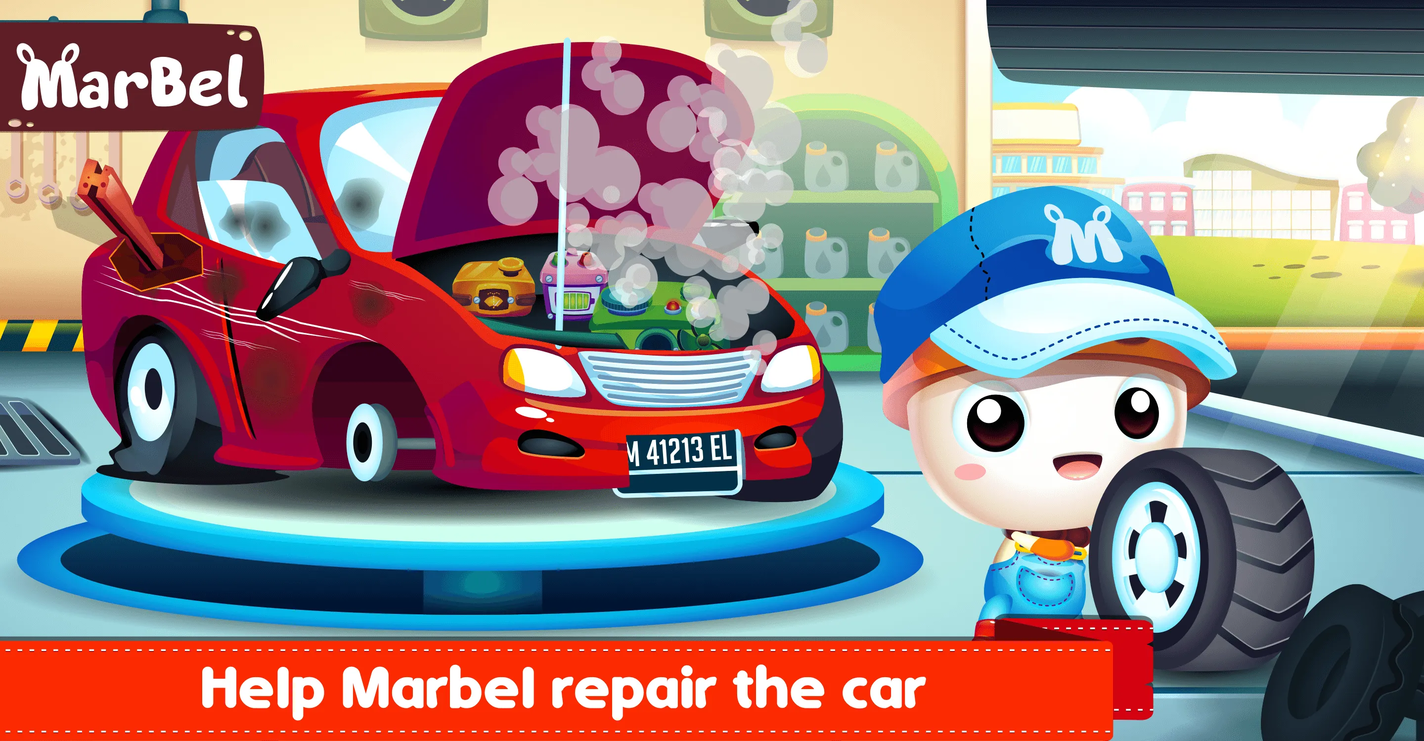 Marbel Auto Repair Shop Kids | Indus Appstore | Screenshot