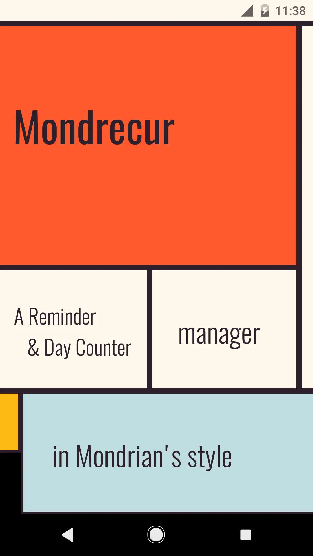 Mondrecur - Reminder & Day Cou | Indus Appstore | Screenshot