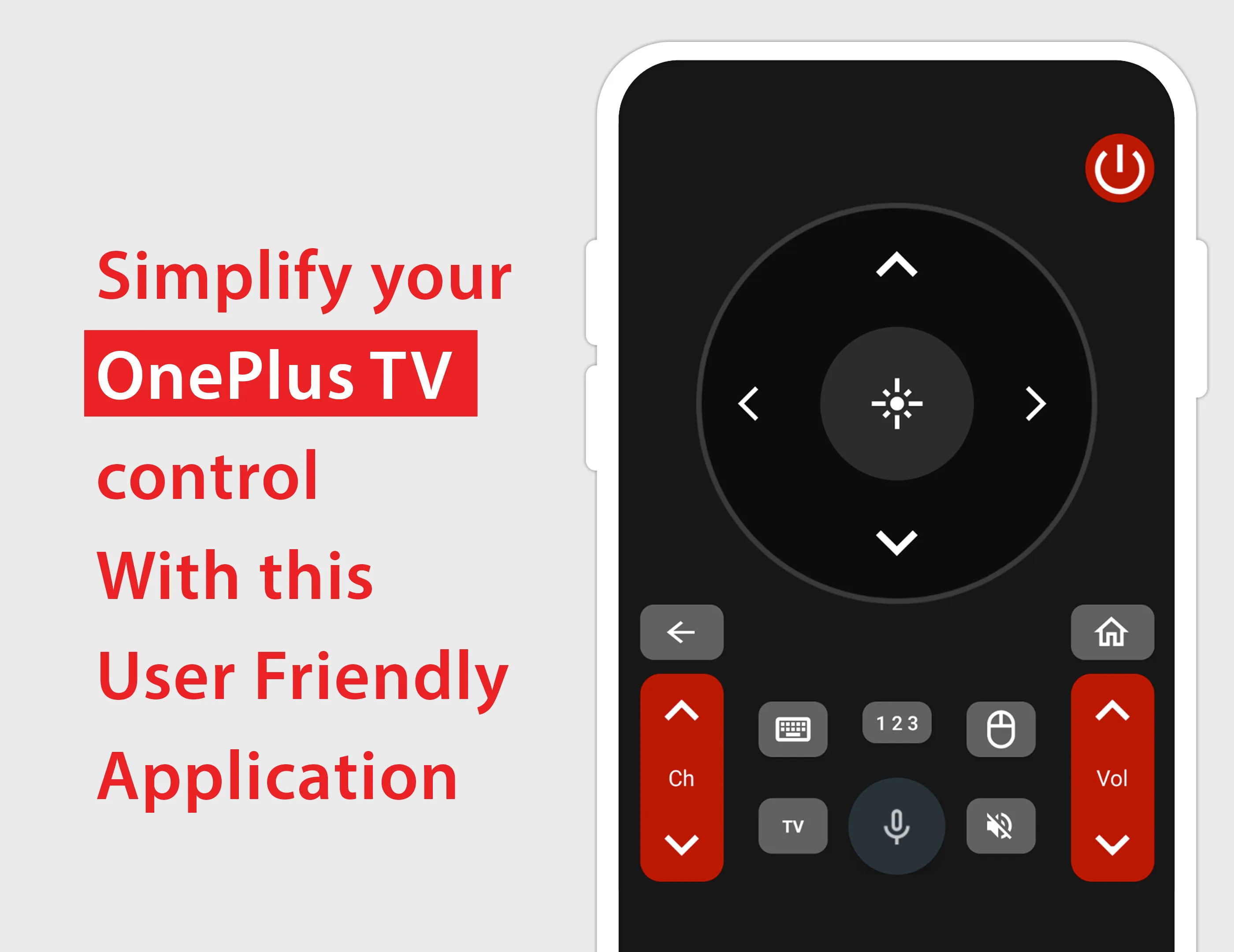 OnePlus TV Remote - Android TV | Indus Appstore | Screenshot