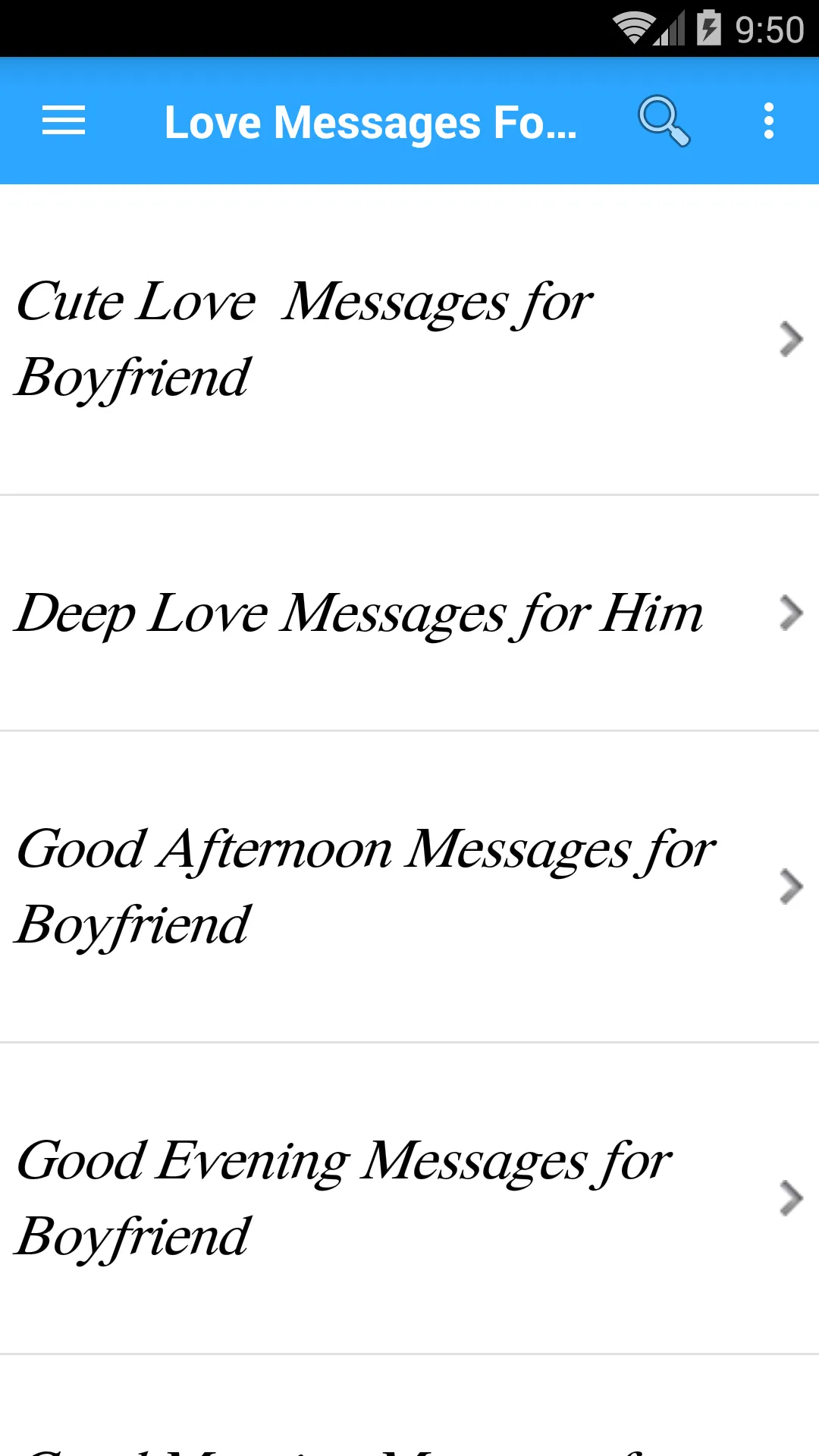 Love Messages For Boyfriend | Indus Appstore | Screenshot