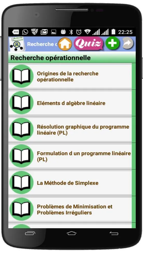 Cours Recherche opérationnelle | Indus Appstore | Screenshot