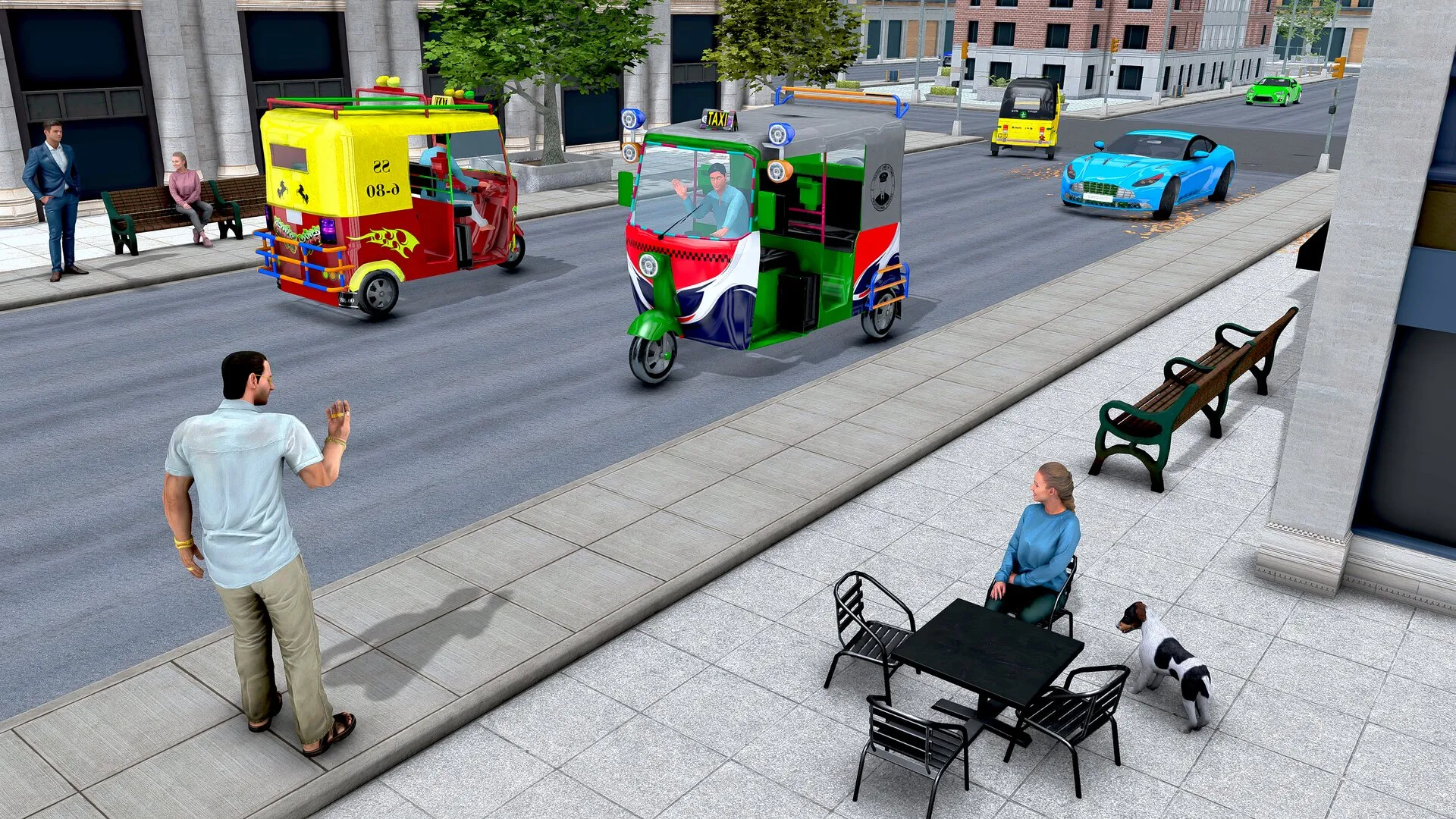 US Auto Rickshaw 3D 2024 | Indus Appstore | Screenshot