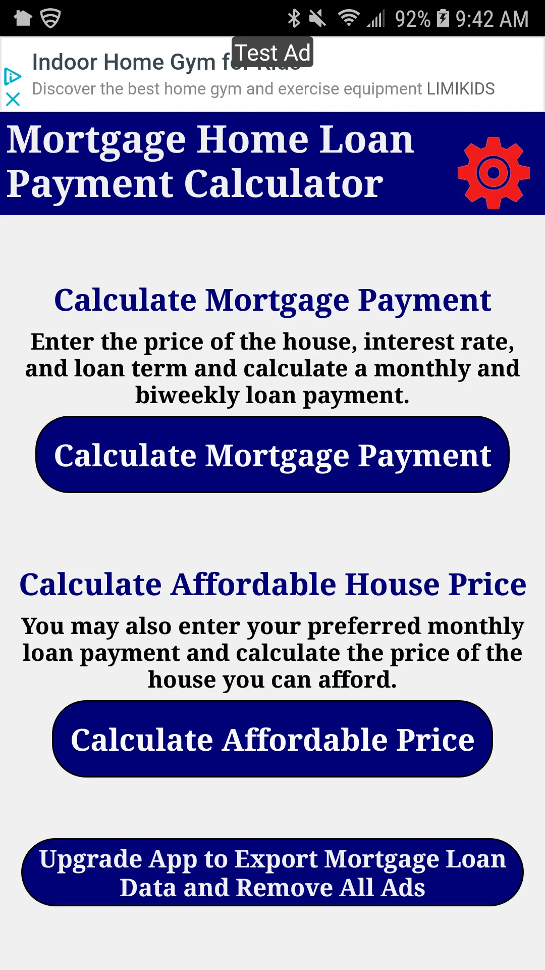 Mortgage Payment Calculator | Indus Appstore | Screenshot