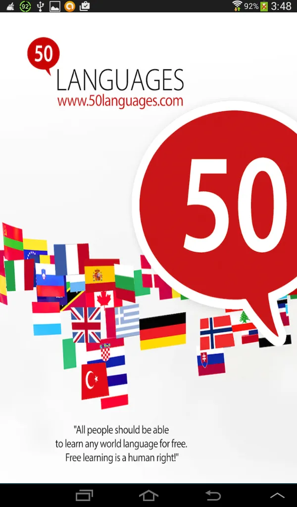 Learn Albanian - 50 languages | Indus Appstore | Screenshot